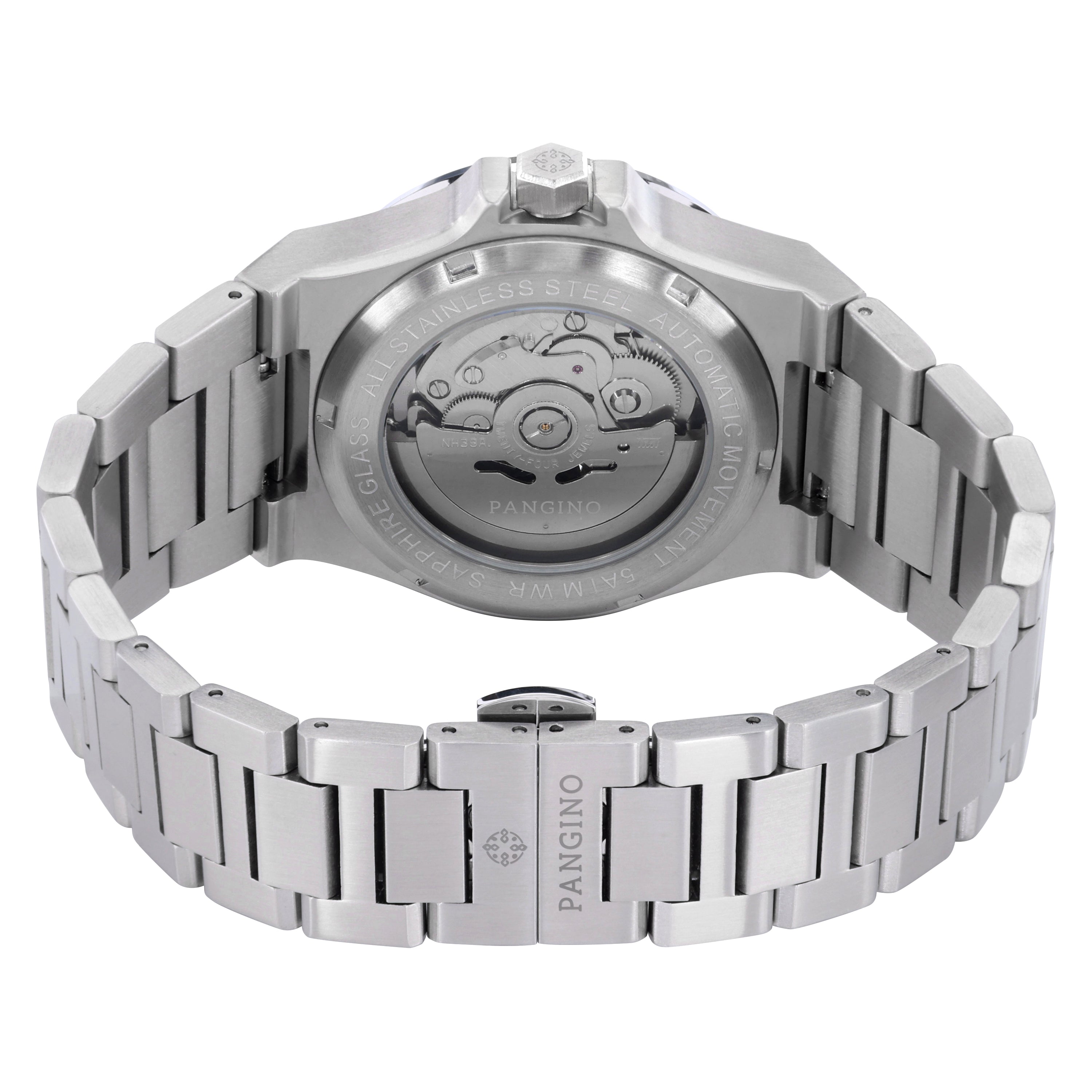 Back of Pangino Cosmopolitan Open Heart watch