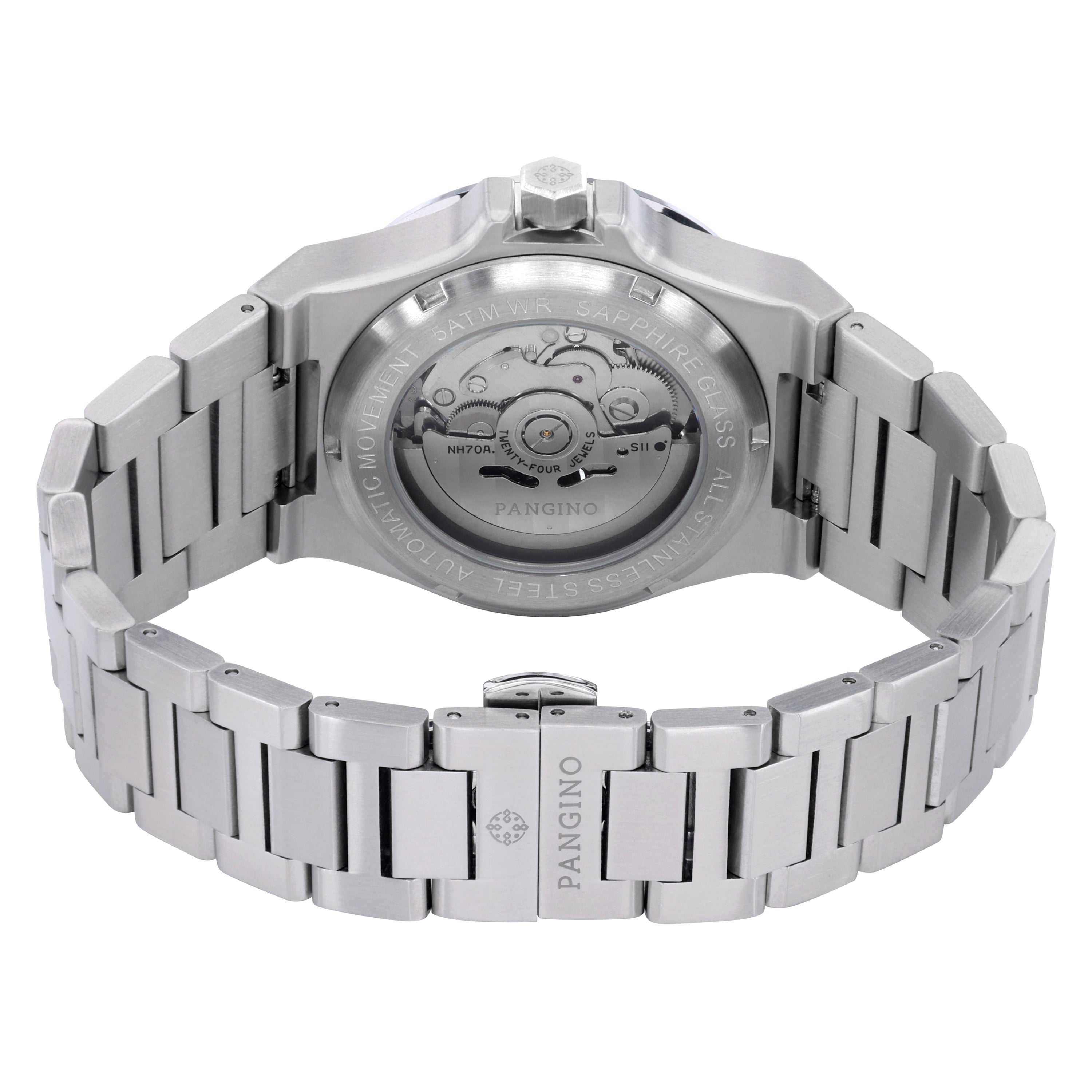 Back of Pangino Cosmopolitan Skeleton watch