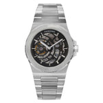 Front of Pangino Cosmopolitan Skeleton watch