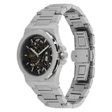 Tilted front angle of Pangino Cosmopolitan Skeleton watch