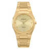 Front of Pangino Easterner all gold-tone watch