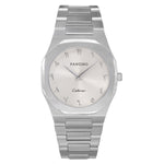 Front of Pangino Easterner silver-tone dial watch