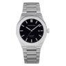 Front of Pangino Signature black dial watch