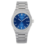 Front of Pangino Signature blue dial watch