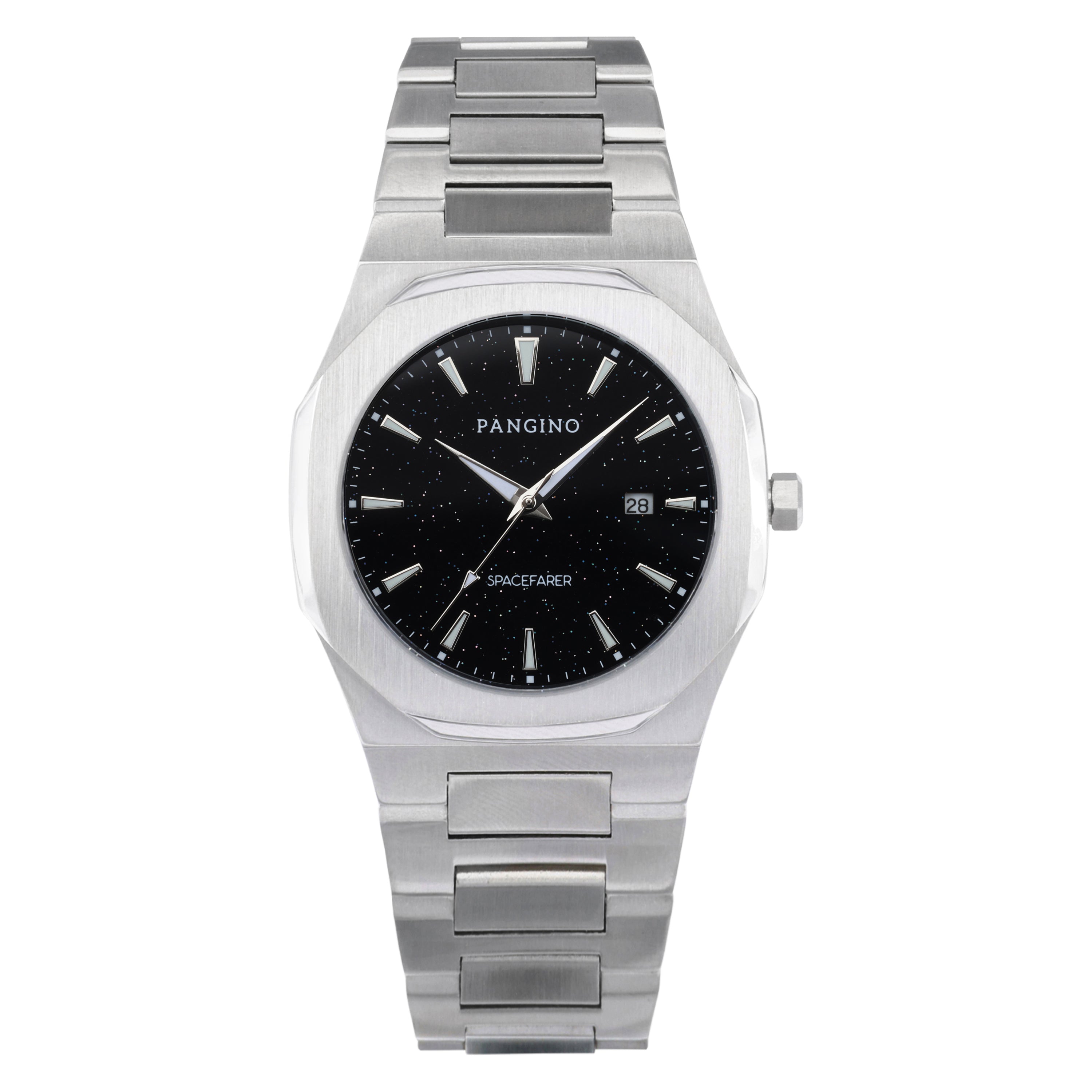 Front of Pangino Spacefarer watch