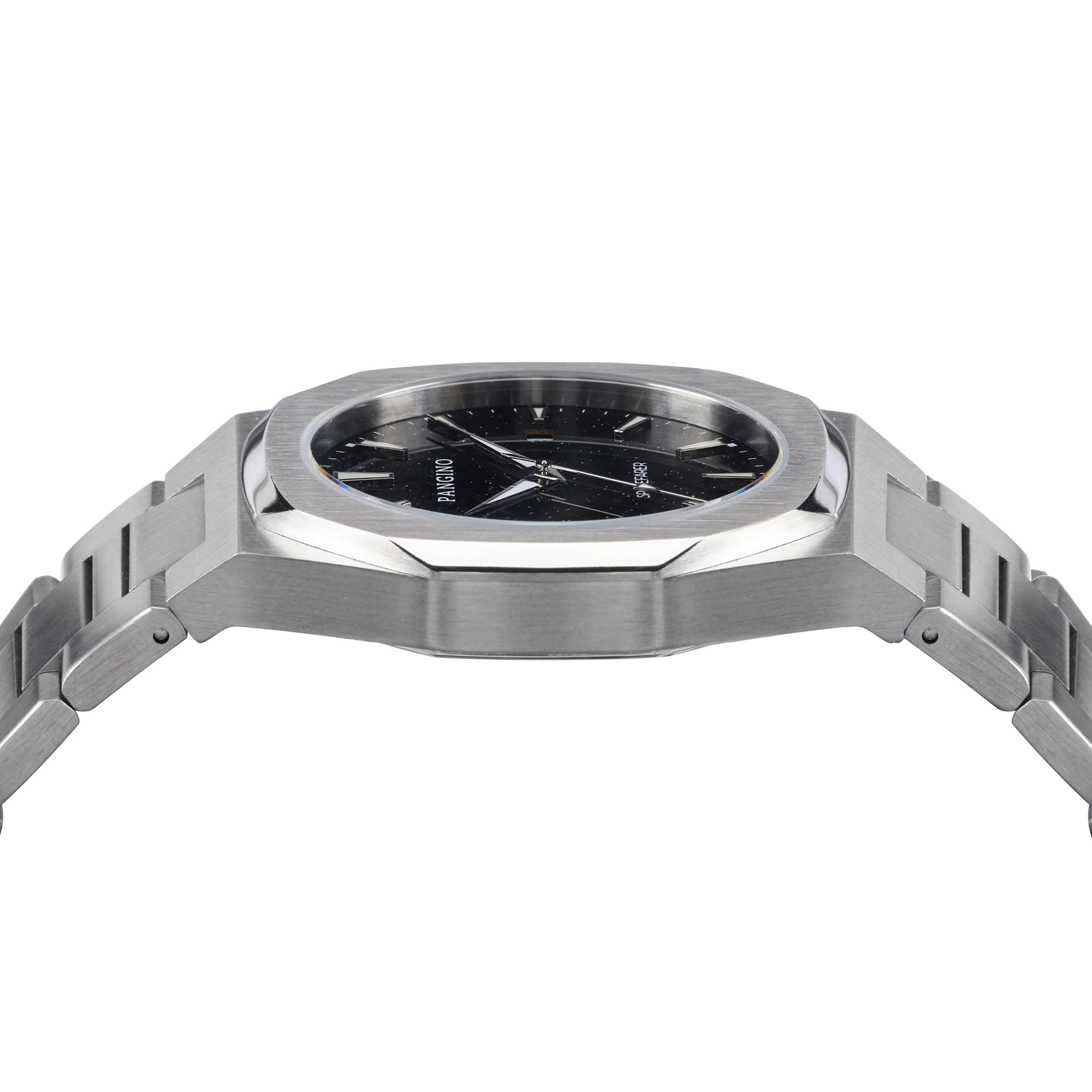 Left side of Pangino Spacefarer watch