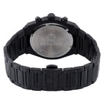 Back of Pangino Urban Chronograph all black watch