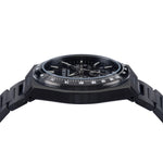 Left side of Pangino Urban Chronograph all black watch