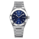 Front of Pangino Urbanite blue dial watch