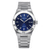 Front of Pangino Urbanite blue dial watch