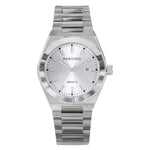 Front of Pangino Urbanite silver-tone dial watch